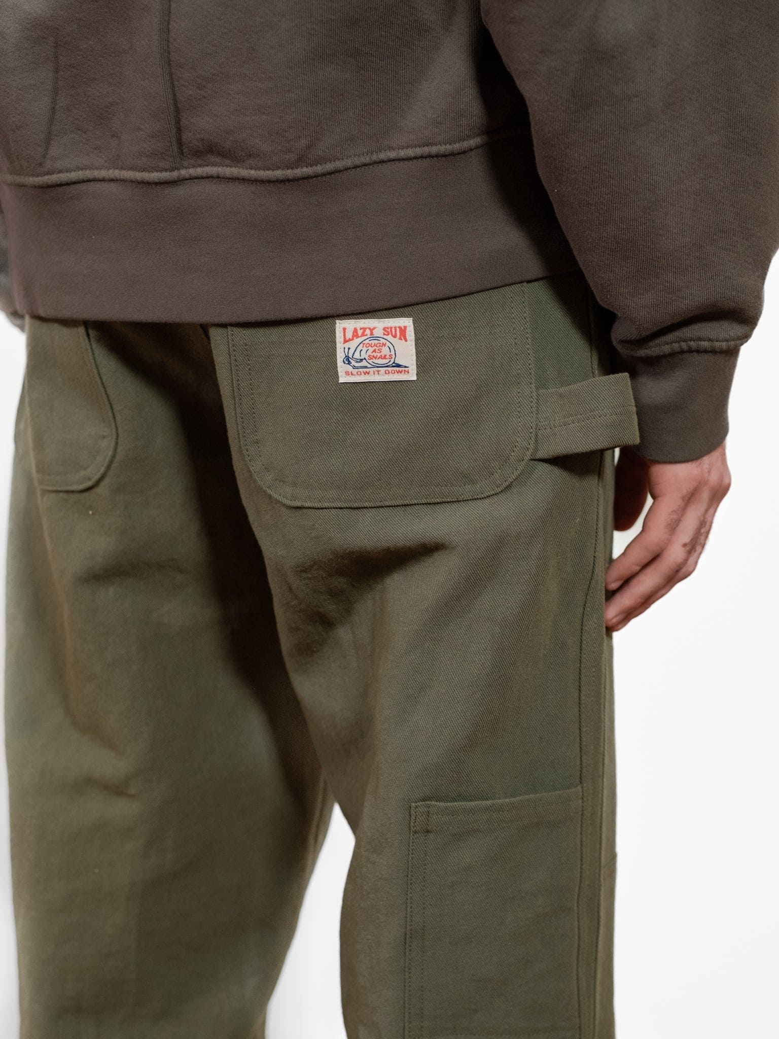 Donovan Cotton Paper Double Knee - Olive