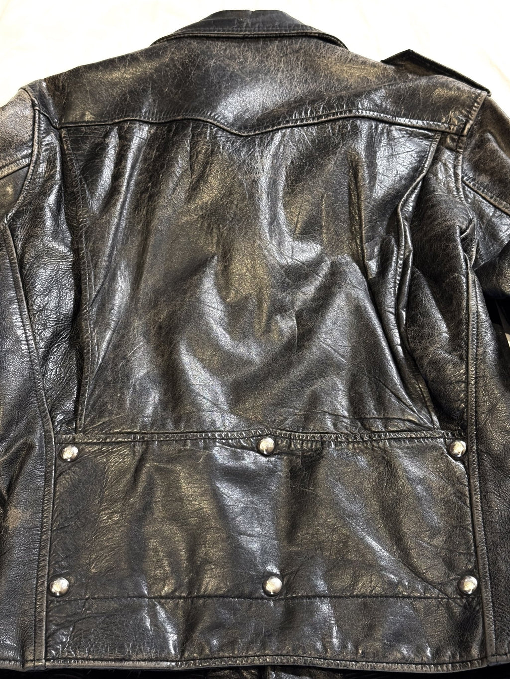 1960s Sears Oakbrook D Pocket Steerhide Jacket - 38L