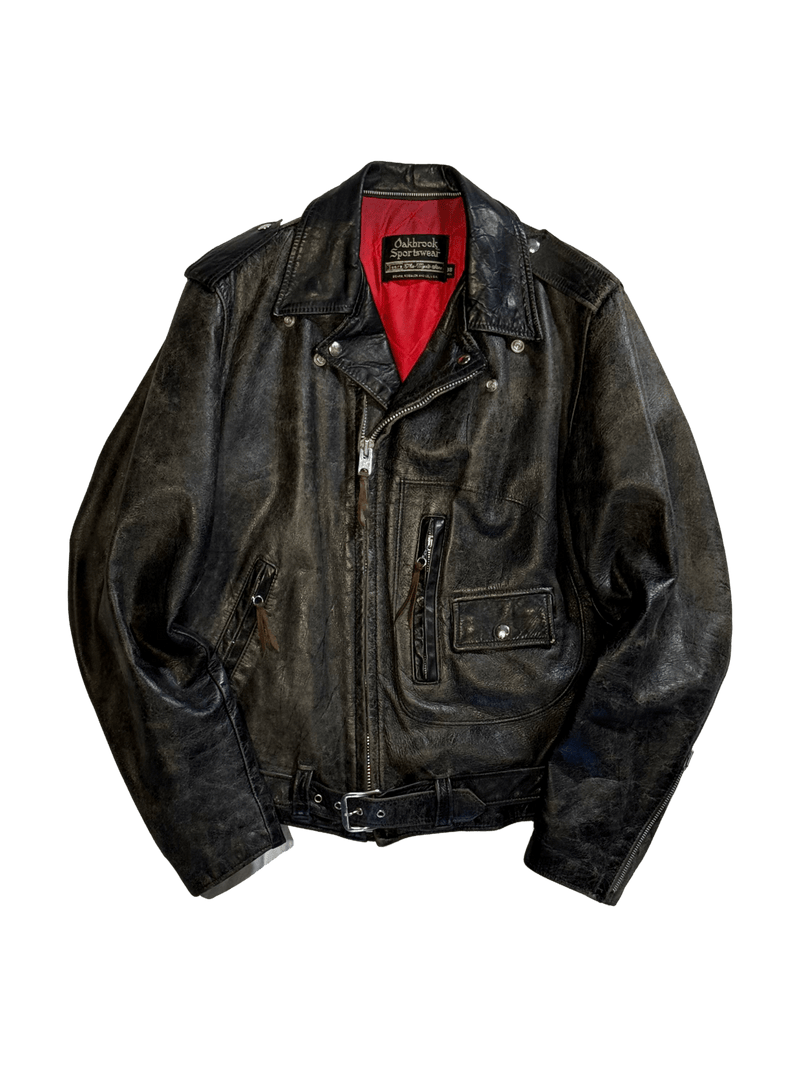 1960s Sears Oakbrook D Pocket Steerhide Jacket - 38L - Lazy Sun