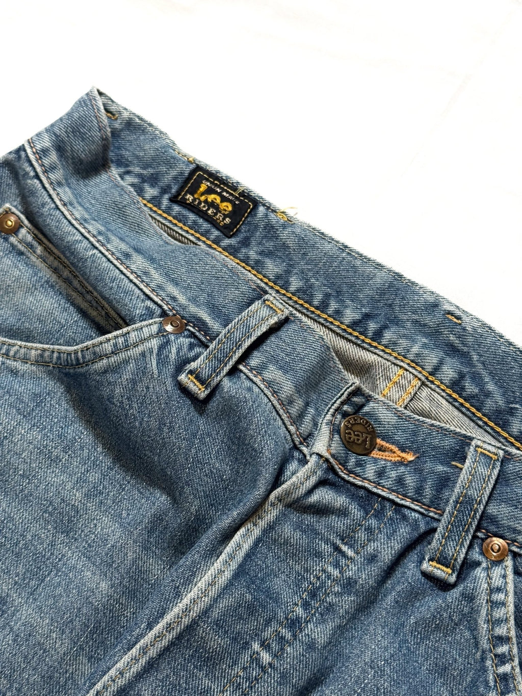 1990s Lee 1954 101B Half Selvedge Reproduction, Made in Japan - 33 x 31