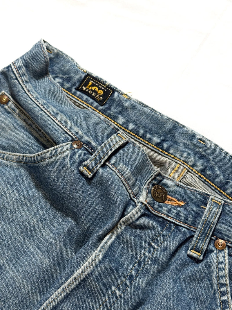 1990s Lee 1954 101B Half Selvedge Reproduction, Made in Japan - 33 x 31 - Lazy Sun