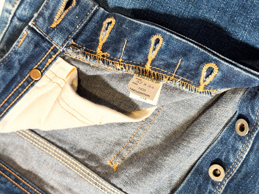 1990s Lee Cinchback 1937 Reproduction Selvedge - 32 x 35.5