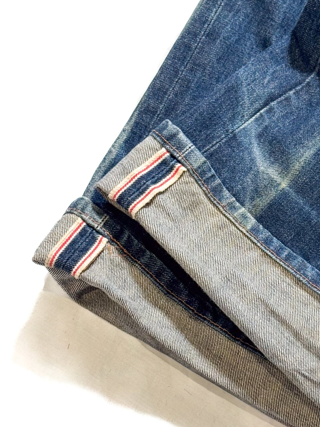 1990s Wrangler 11MWZ Selvedge Reproductiom, Wide Leg - 32 x 37