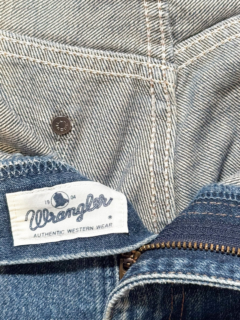 1990s Wrangler Selvedge 11MWZ Reproduction, Wide Leg - 31 x 29 - Lazy Sun