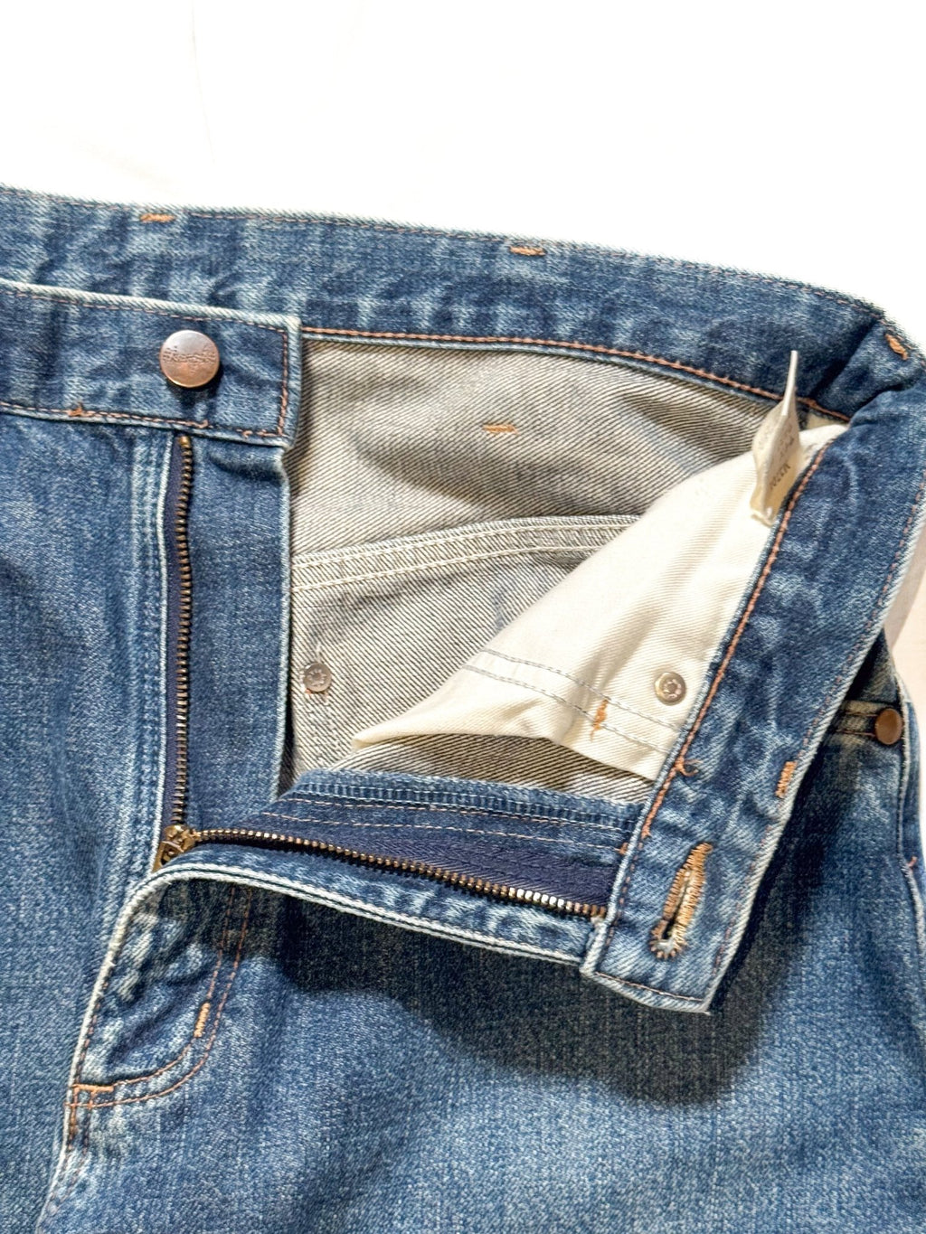 1990s Wrangler Selvedge 11MWZ Reproduction, Wide Leg - 31 x 29