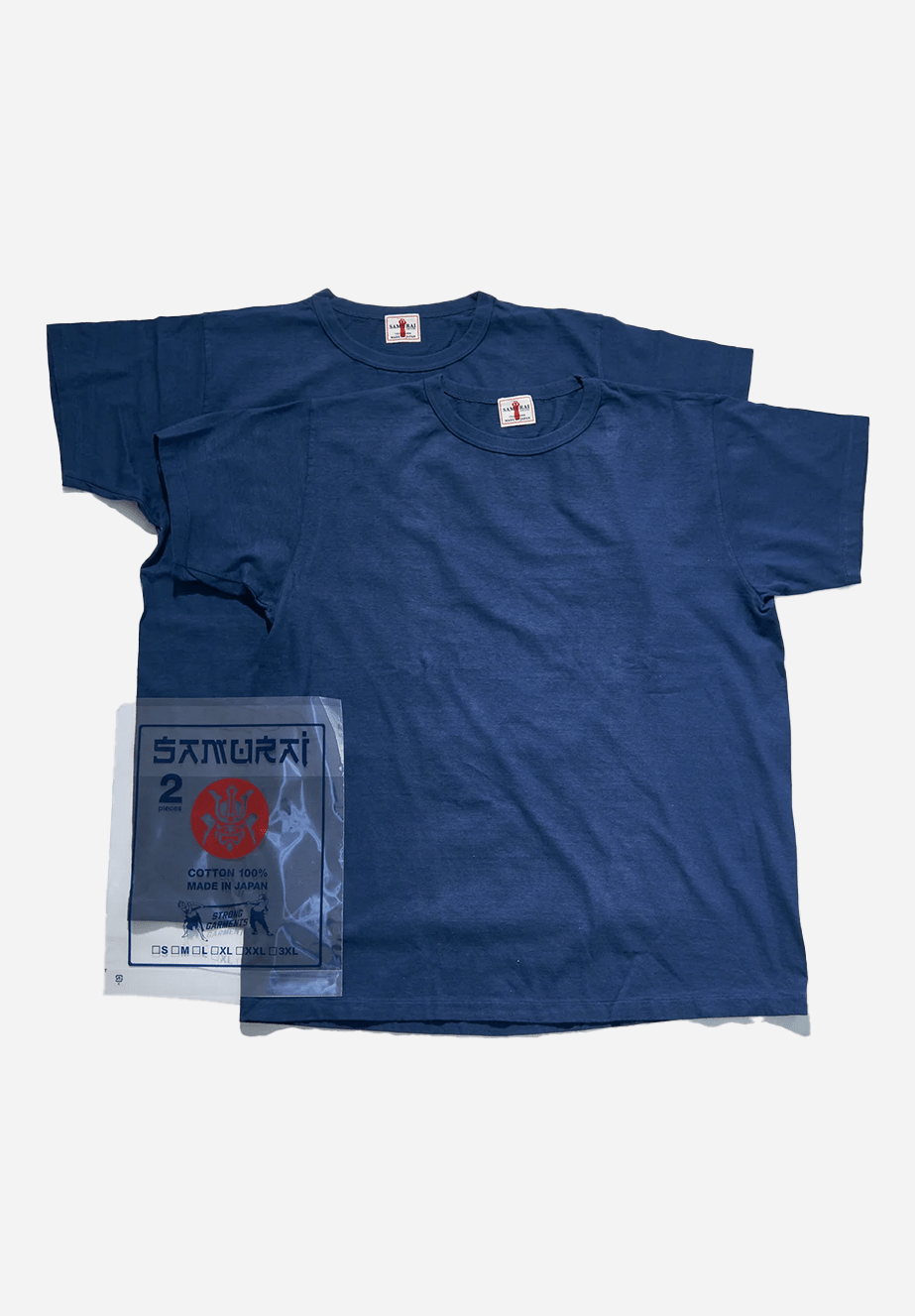 2 Pack Crew Neck T Shirt - Navy