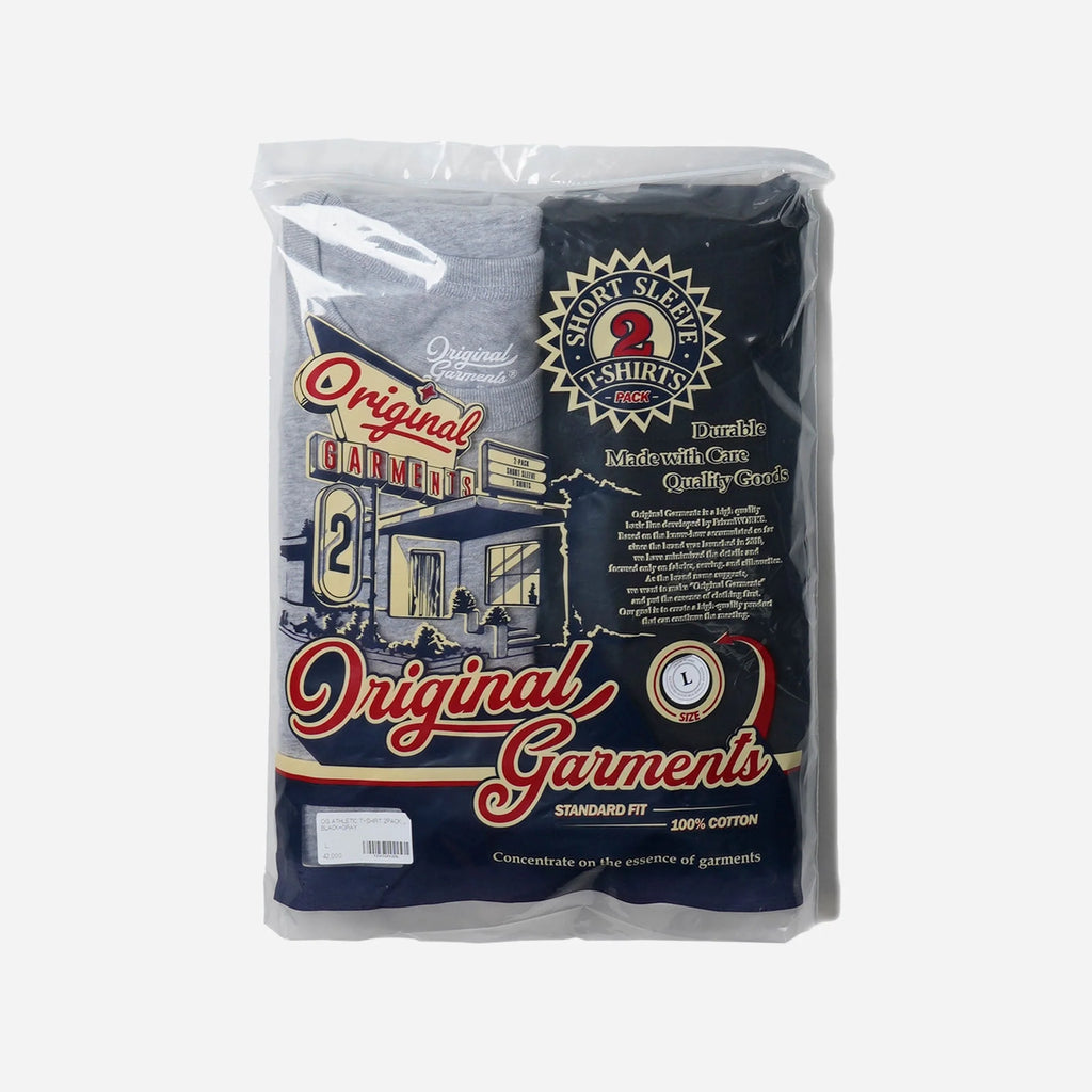 Og Athletic T-Shirt 2Pack - Black + Gray