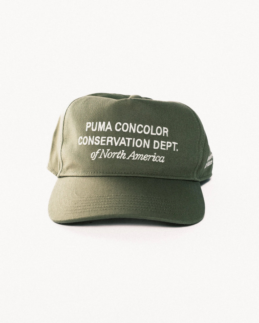 Puma x GGNC 5 Panel Cap - Dark Sage