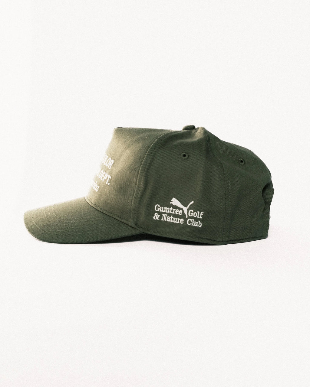 Puma x GGNC 5 Panel Cap - Dark Sage
