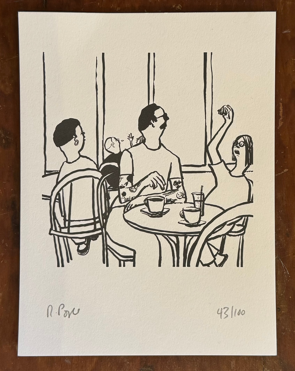 Paris Drawing #2 by Russ Pope