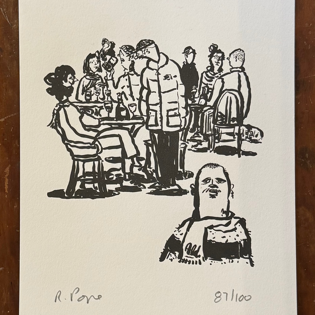 Paris Drawing #3 by Russ Pope – Lazy Sun