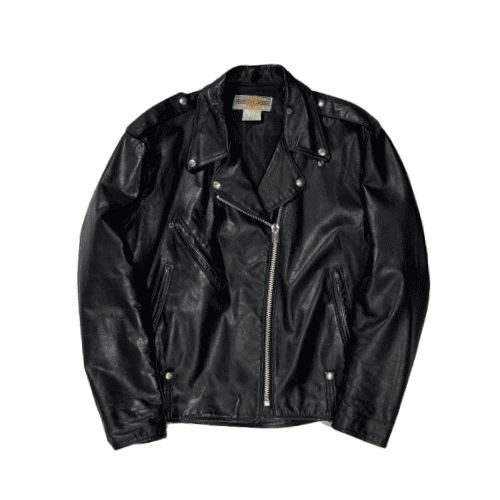 Late 1950s Harley Davidson White Label Cycle King Horsehide Jacket - 48