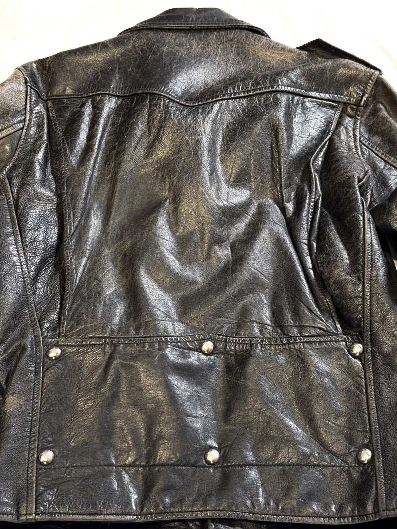 1960s Sears Oakbrook D Pocket Steerhide Jacket - 38L
