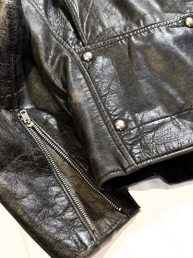 1960s Sears Oakbrook D Pocket Steerhide Jacket - 38L