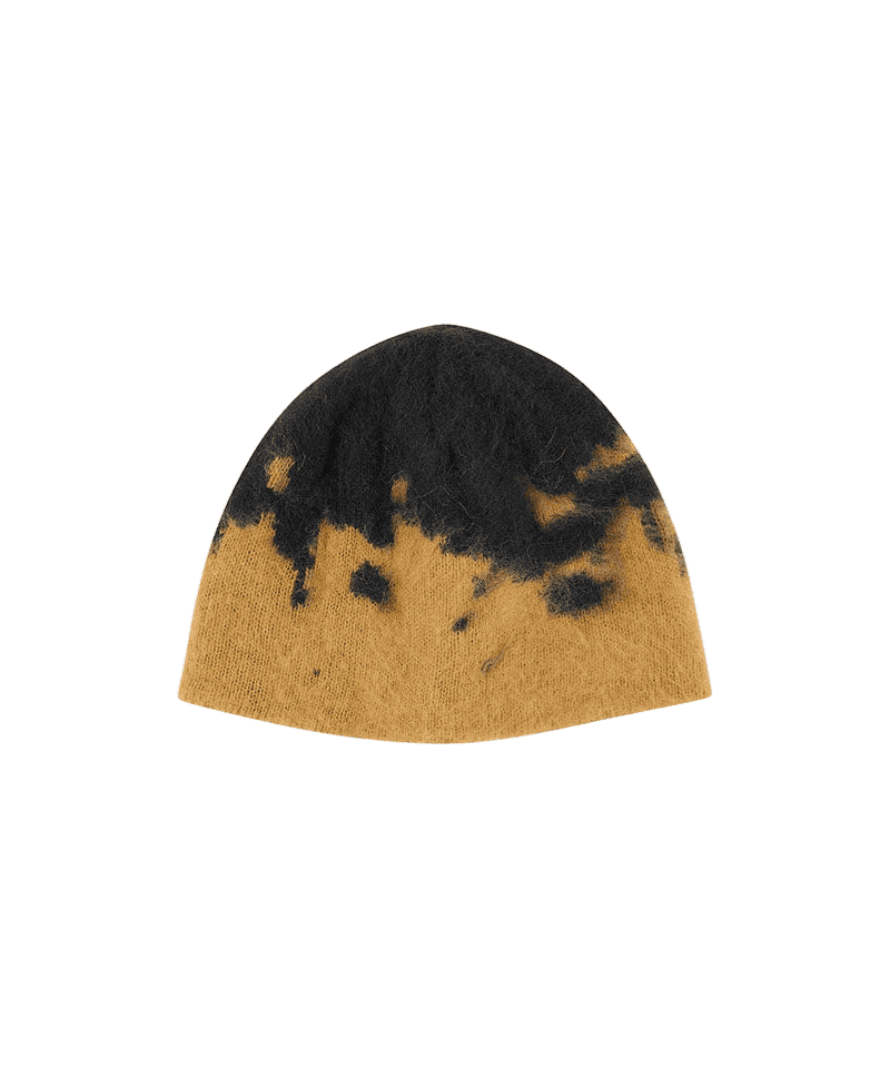 Mohair Splatter Beanie - Safron Splatter
