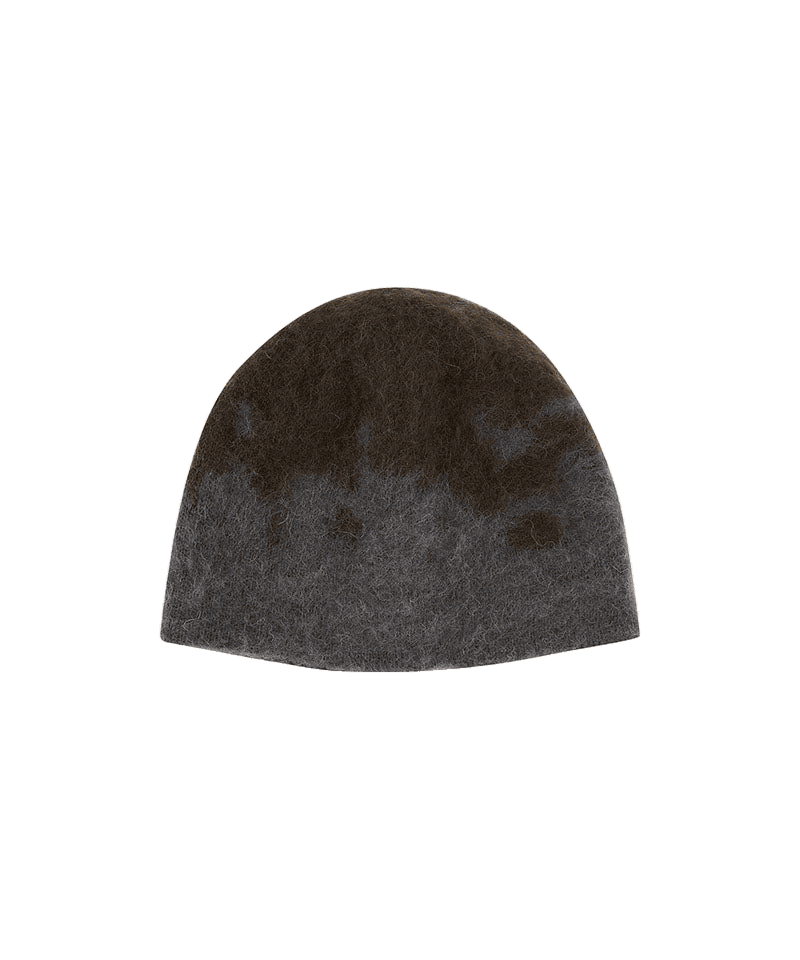 Mohair Splatter Beanie - Slate Splatter