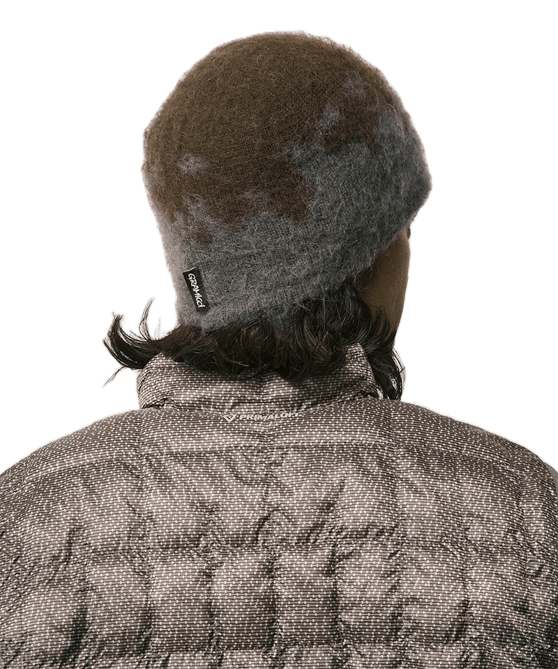 Mohair Splatter Beanie - Slate Splatter