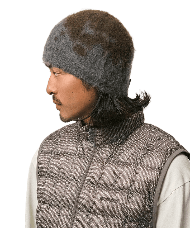Mohair Splatter Beanie - Slate Splatter
