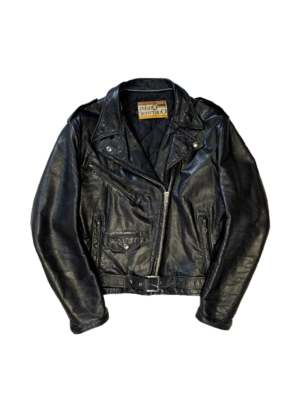 Late 1960s Montgomery Ward Two Star Perfecto Steerhide Jacket