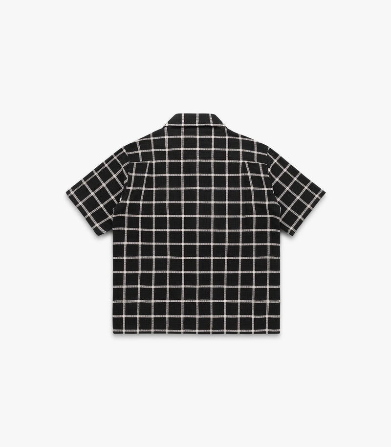 Penny Loom Cotton Shirt S/S - Black