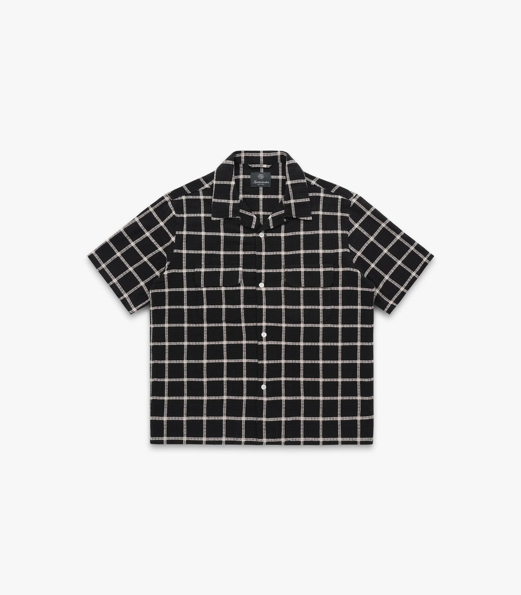 Penny Loom Cotton Shirt S/S - Black