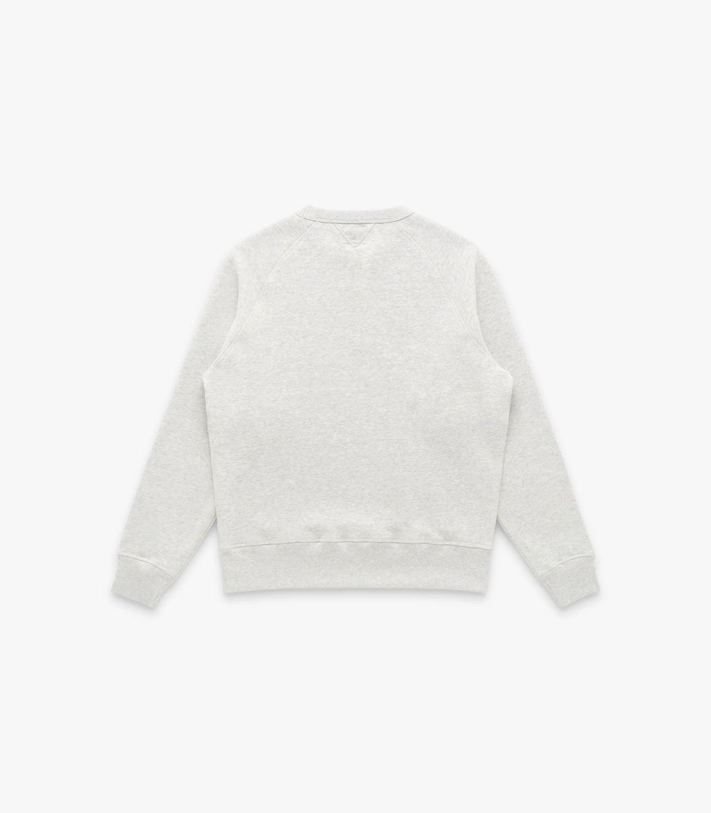 Stadium Loft Knit Crew - Oat Grey
