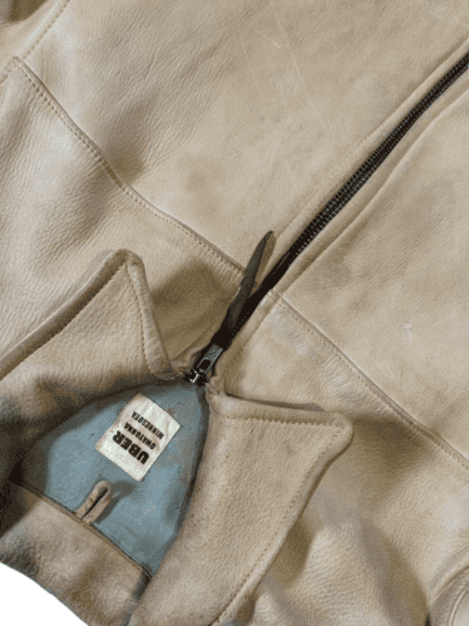 1970s Uber Owatonna Deerskin Car Coat - L