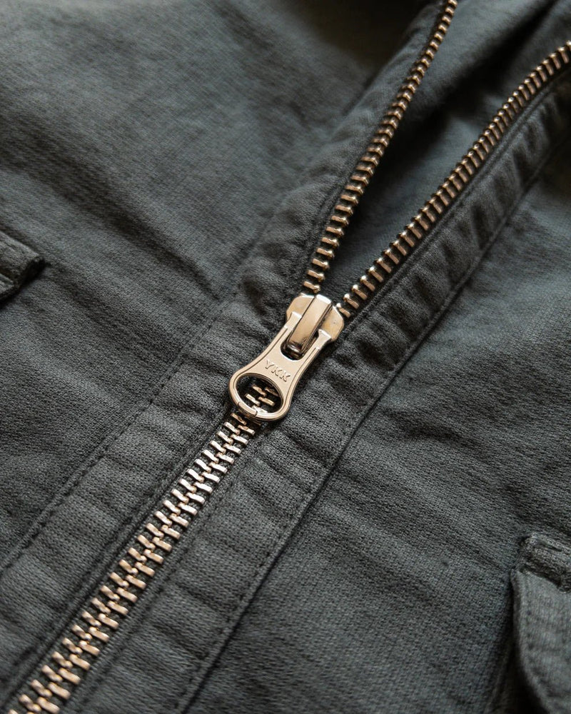 Aertex Half - Zip Shirt - Black - Lazy Sun