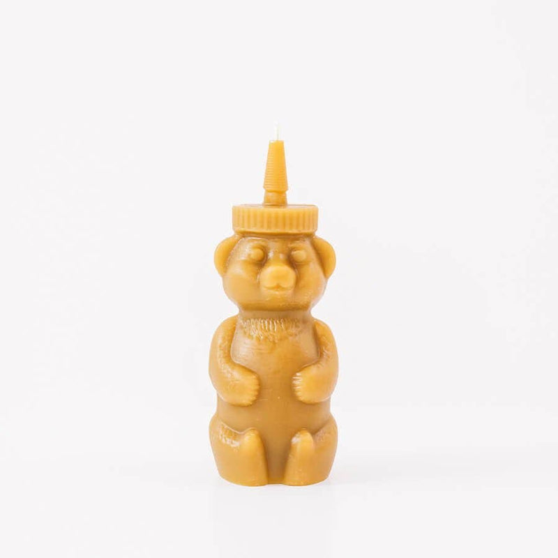 Beeswax Honey Bear Candle - Lazy Sun