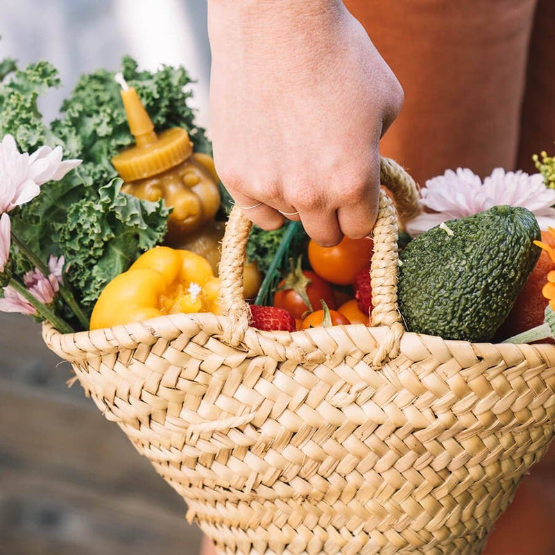 Beeswax Honey Bear Candle - Lazy Sun