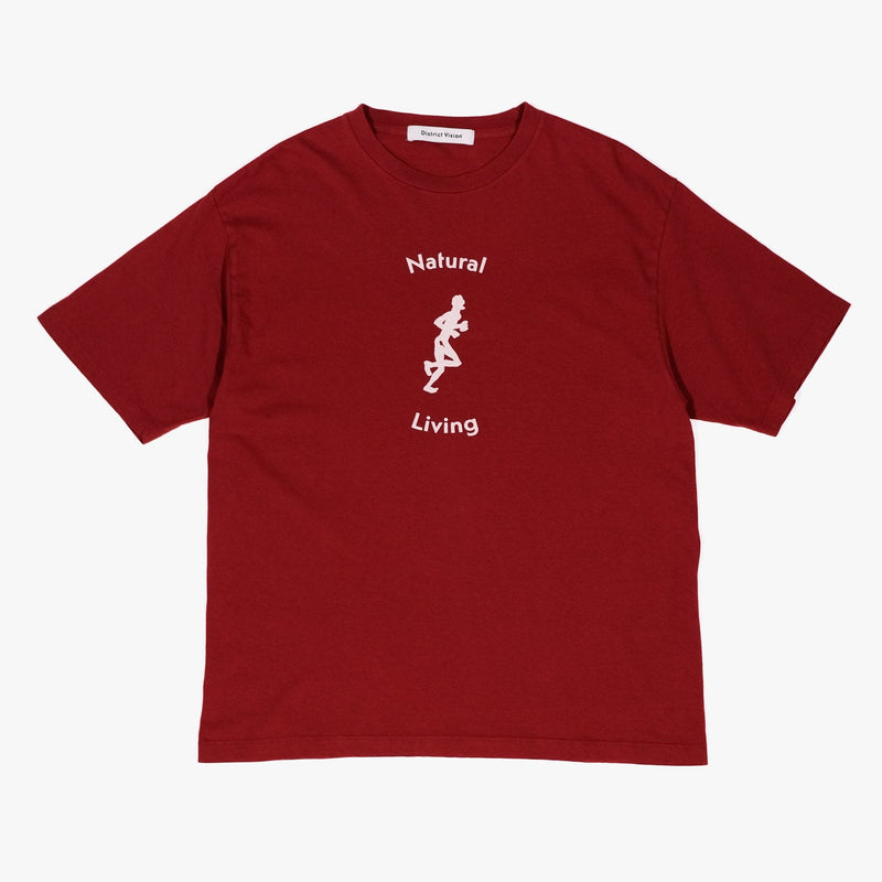 California Cotton Tee - Red Living - Lazy Sun