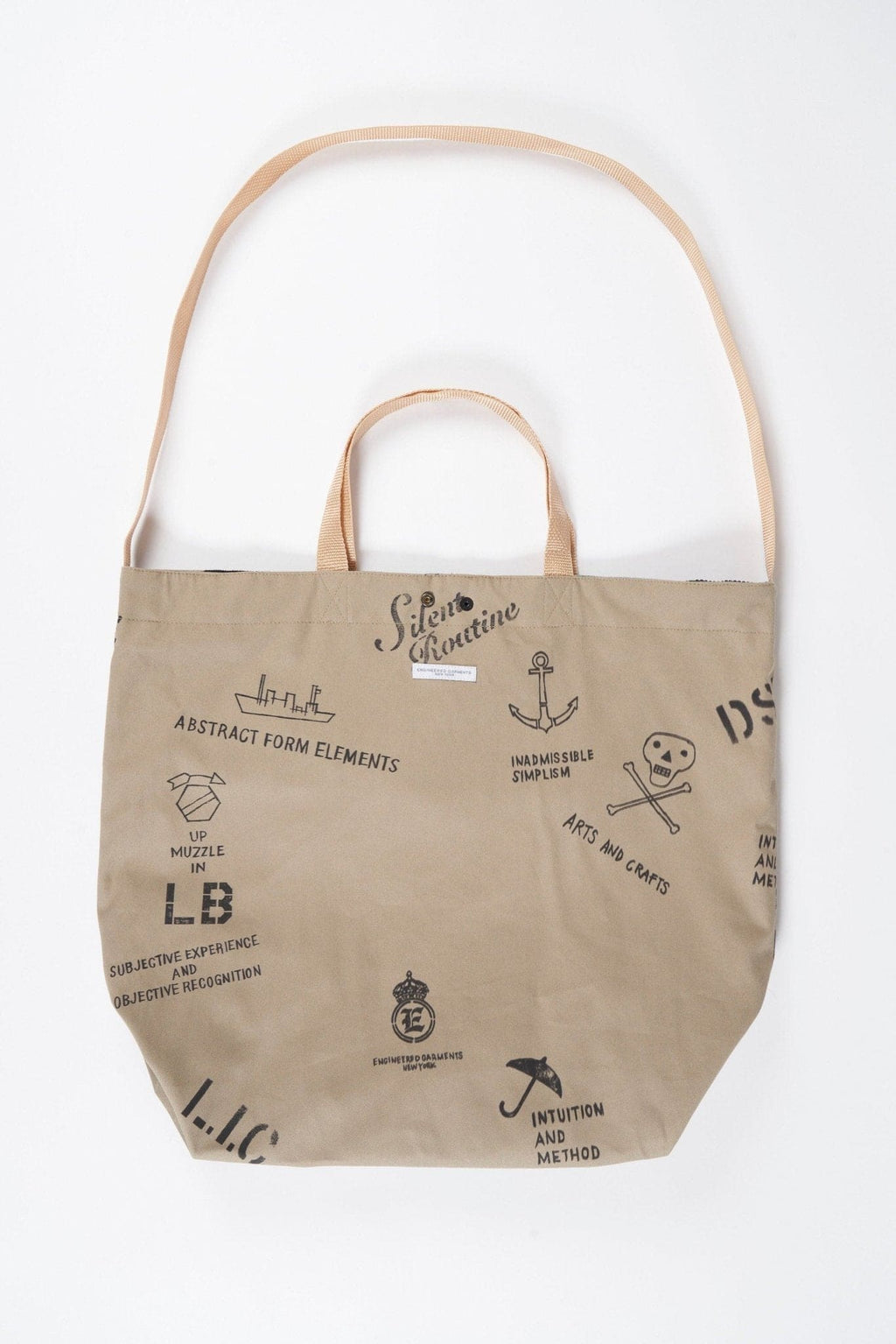 Carry All Tote - Multi Color Triangle Corduroy Patchwork