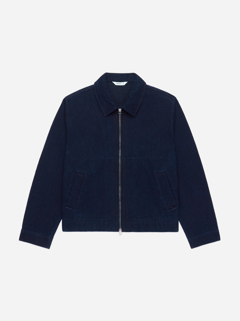 Club Jacket - Indigo Kendo Cloth - Lazy Sun
