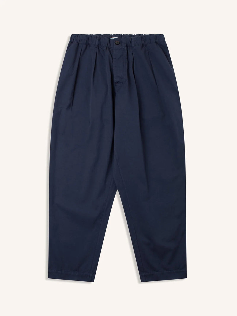 Clyde Pant - Dark Navy Lightweight Cotton - Lazy Sun