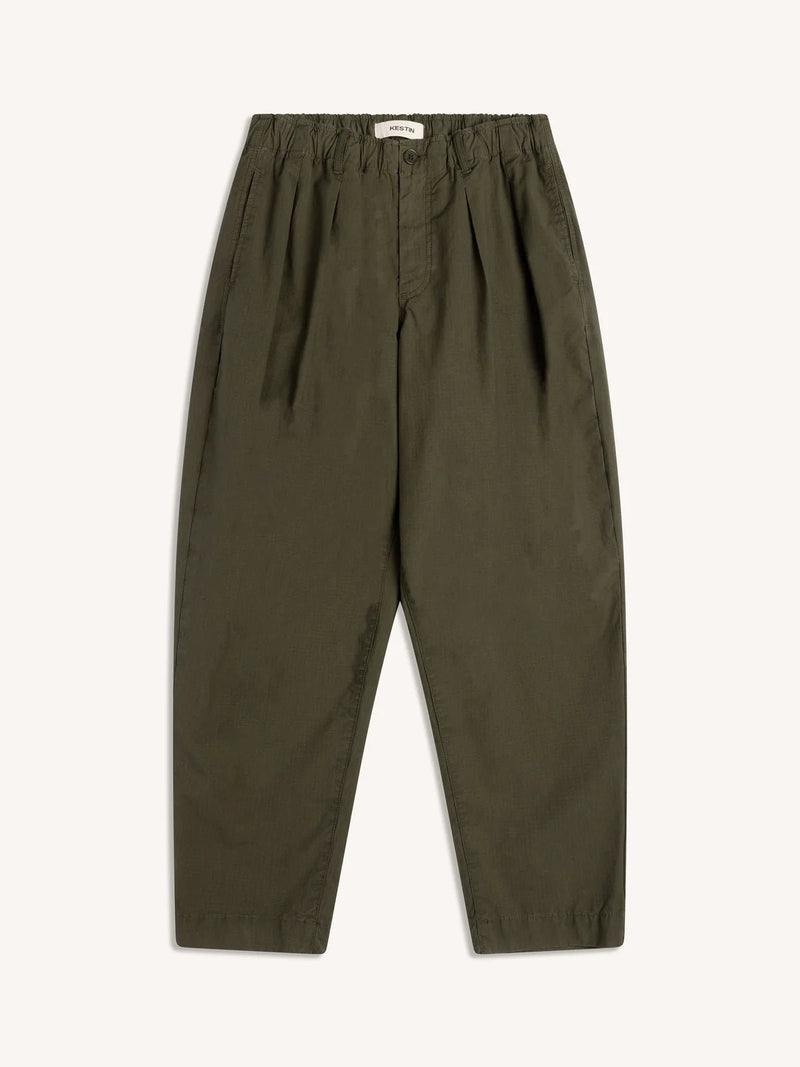 Clyde Pant - Dark Olive Ripstop - Lazy Sun