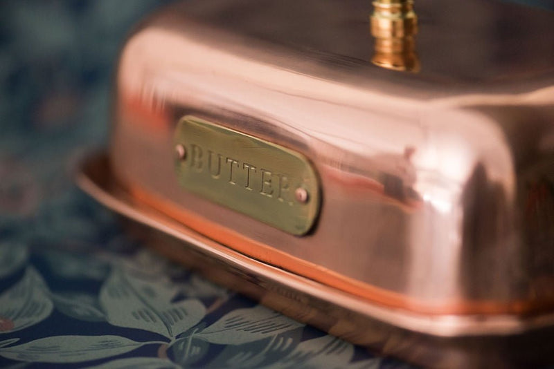 Copper Butter Dish - Lazy Sun