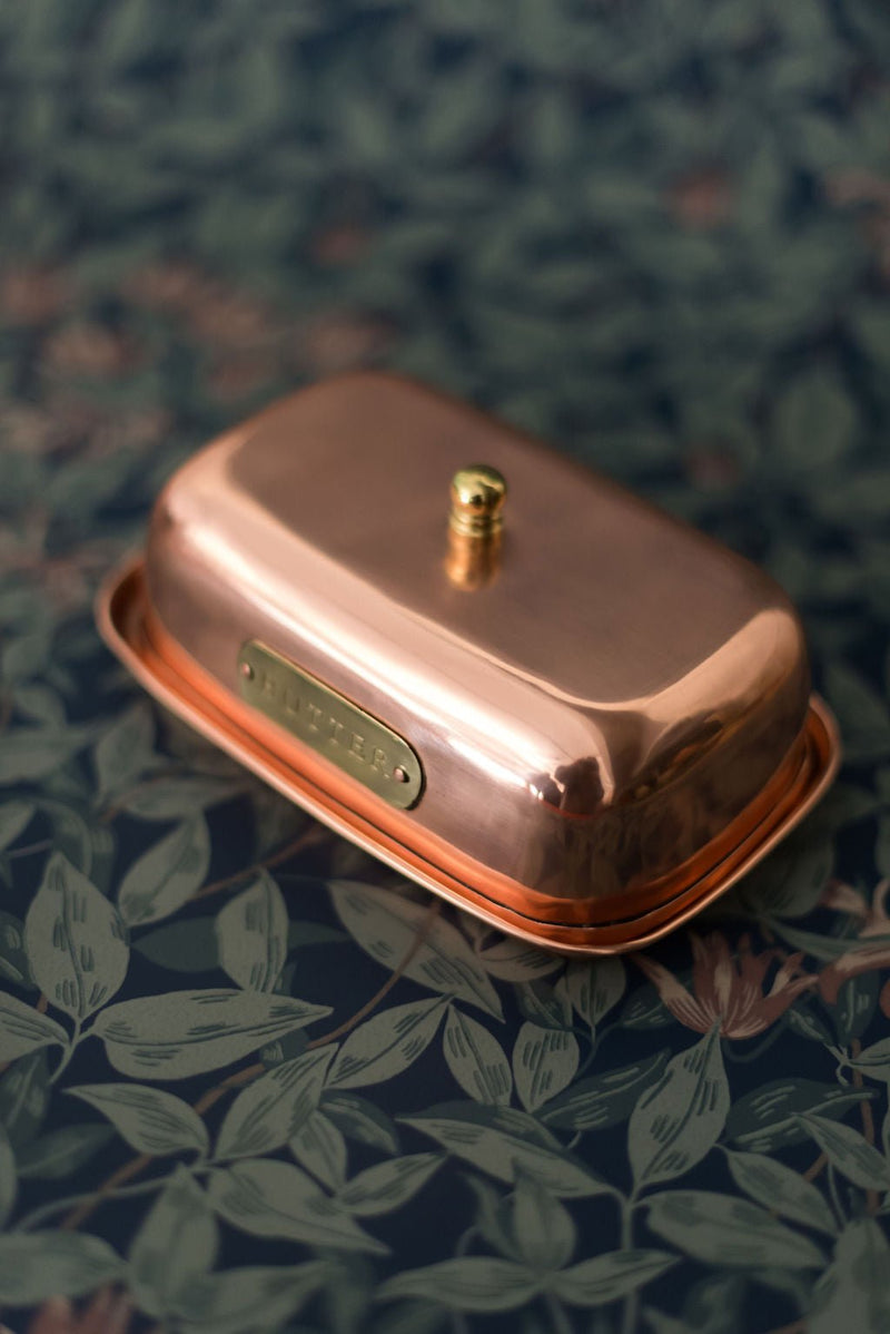 Copper Butter Dish - Lazy Sun