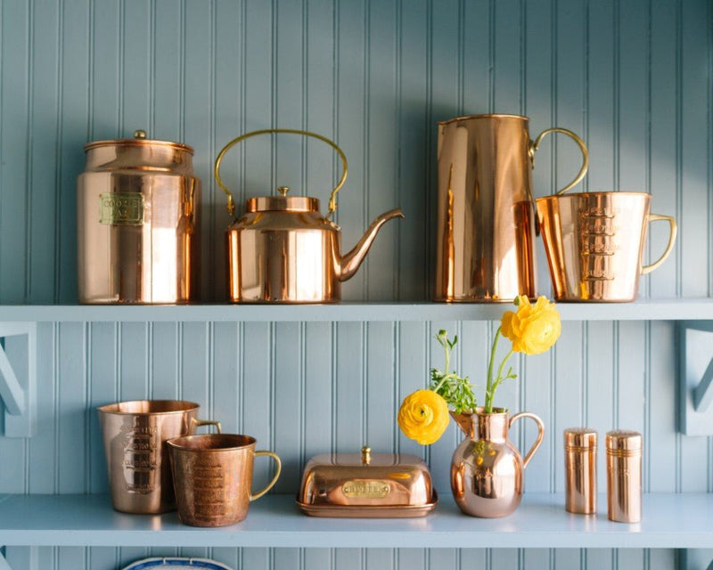 Copper Butter Dish - Lazy Sun