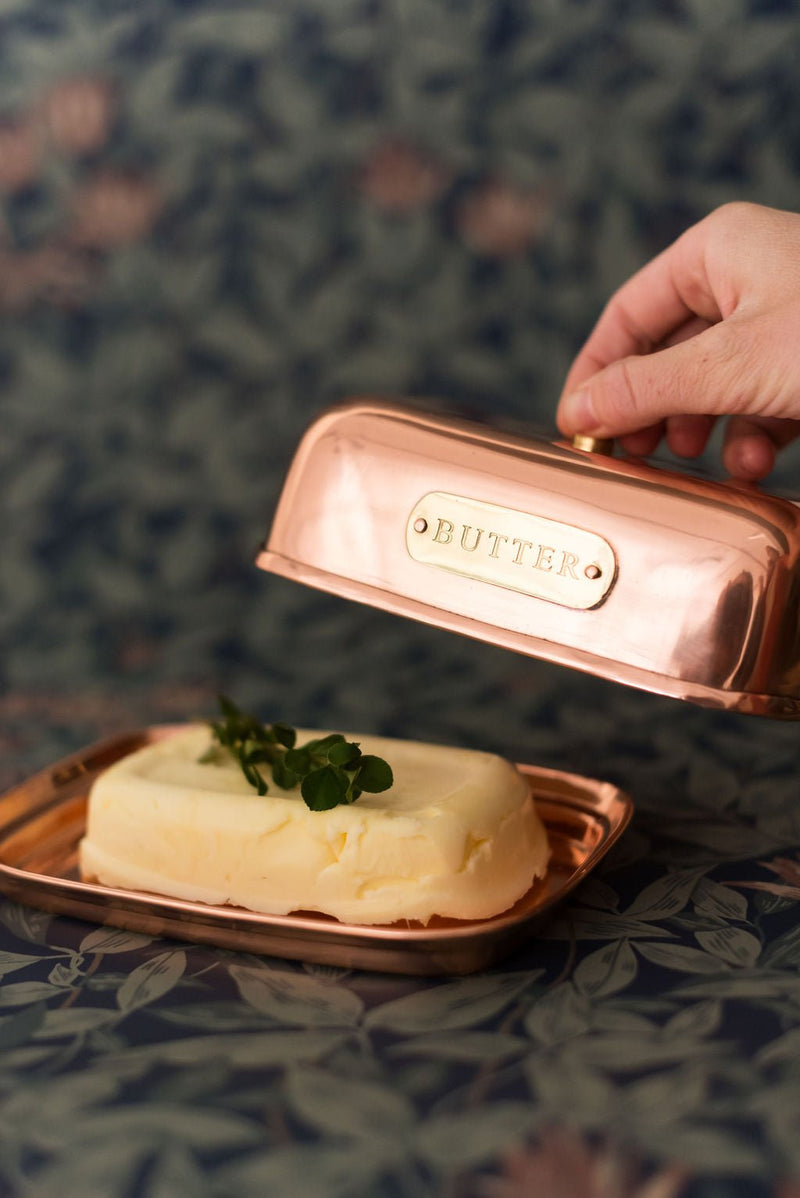 Copper Butter Dish - Lazy Sun