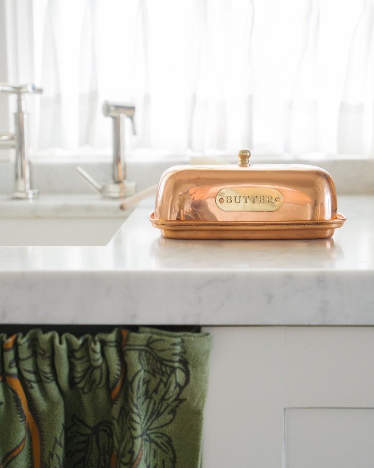 Copper Butter Dish - Lazy Sun