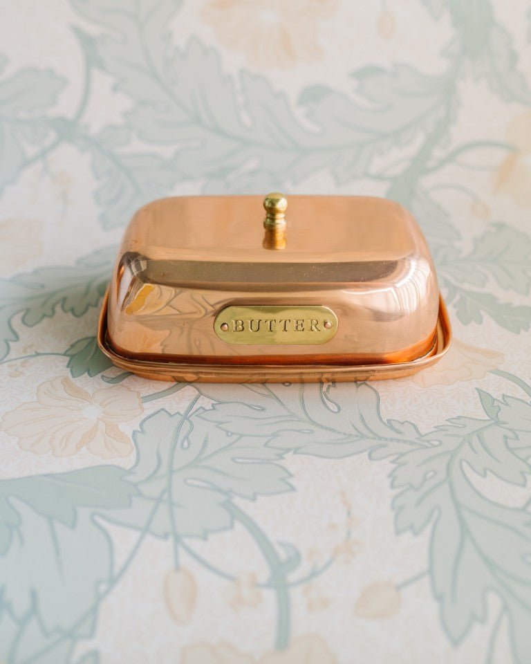 Copper Butter Dish - Lazy Sun