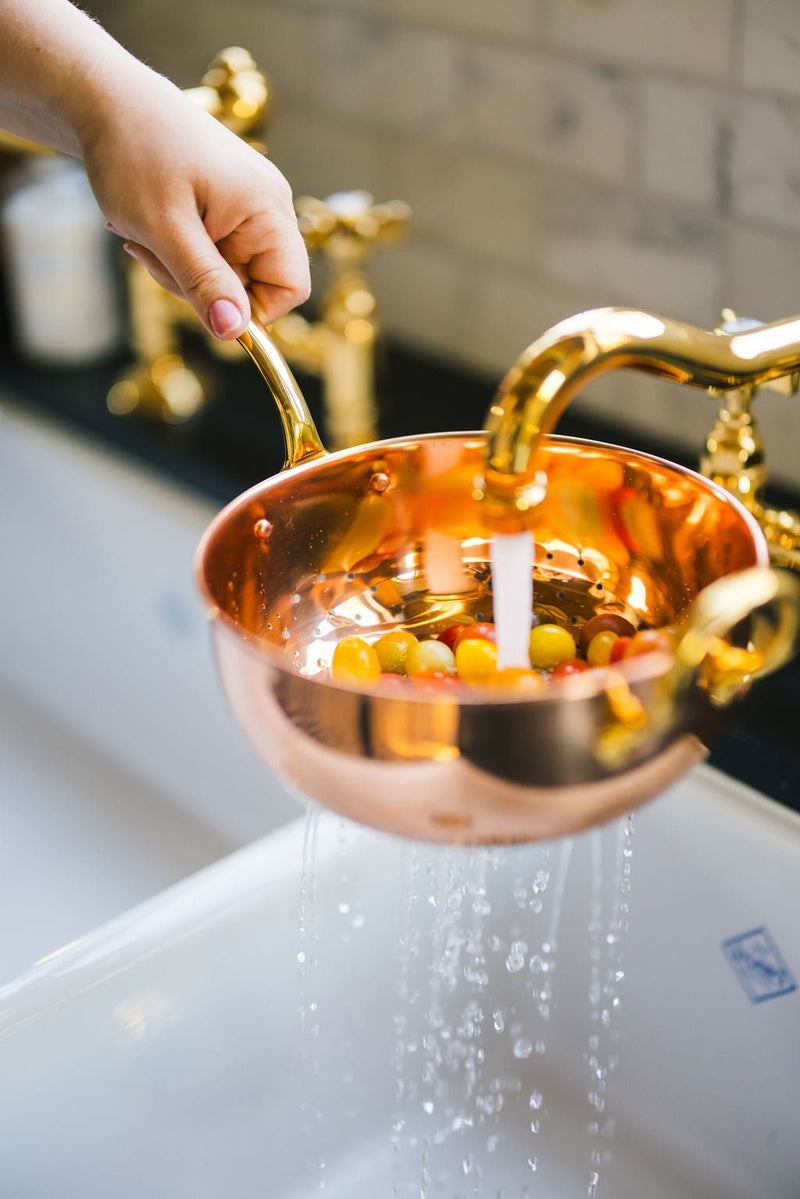 Copper Colander - Lazy Sun