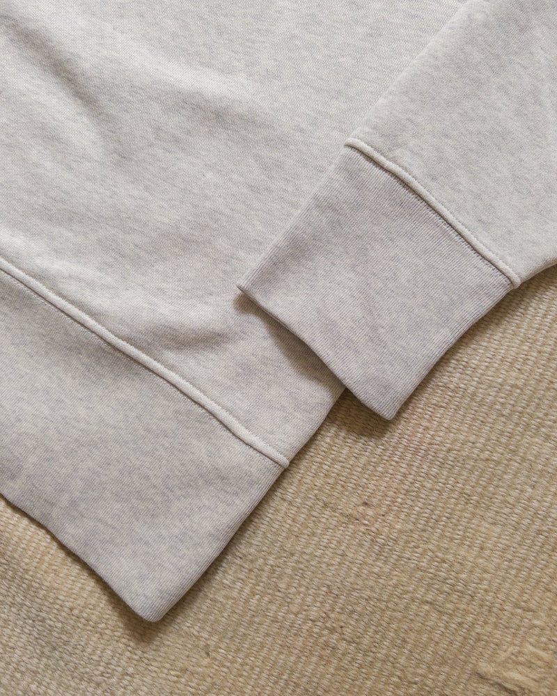 Cotton Crewneck Sweatshirt - Heather Grey - Lazy Sun