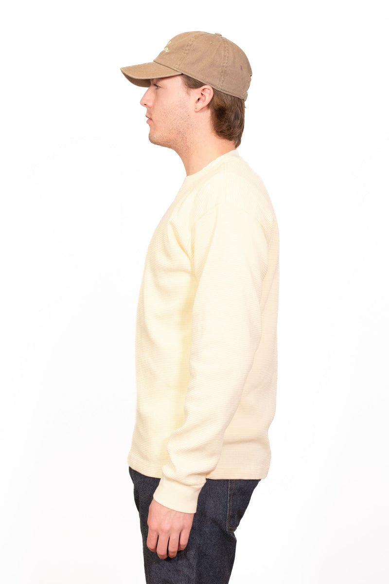 Cotton Longsleeve Thermal - Cream - Lazy Sun
