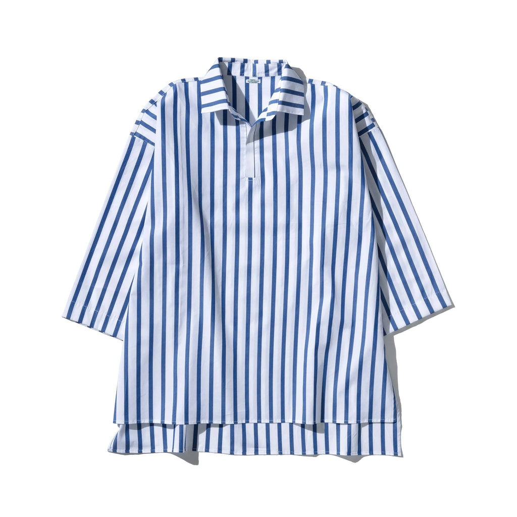 Cotton Stripe Shirt - White