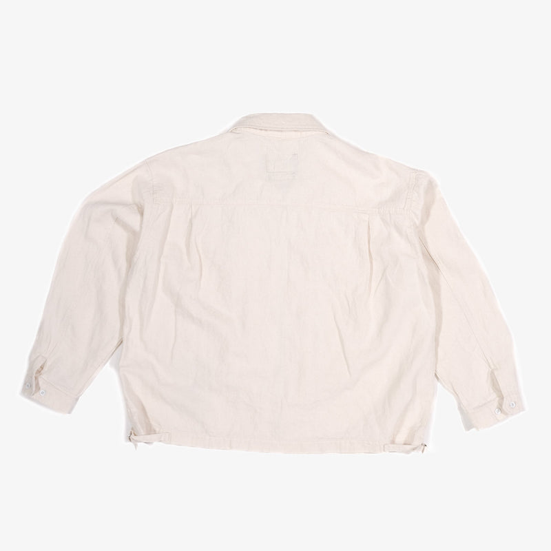 Cotton/Linen JW Line Swing Top - Natural - Lazy Sun