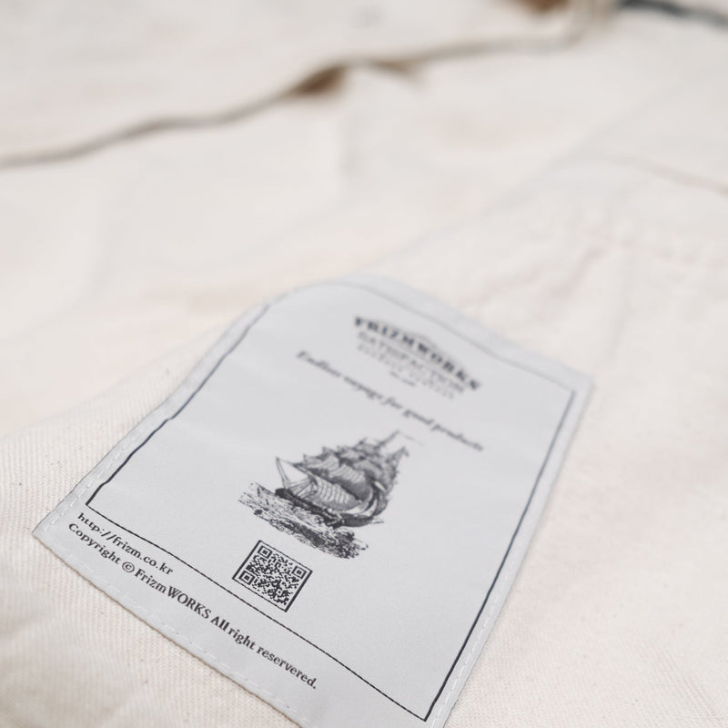 Cotton/Linen JW Line Swing Top - Natural - Lazy Sun
