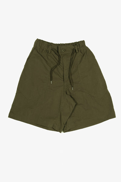 パンツ subculture FATIGUE PANTS SHORTS / OLIVE cottonnylon-nib-fatigue-shorts