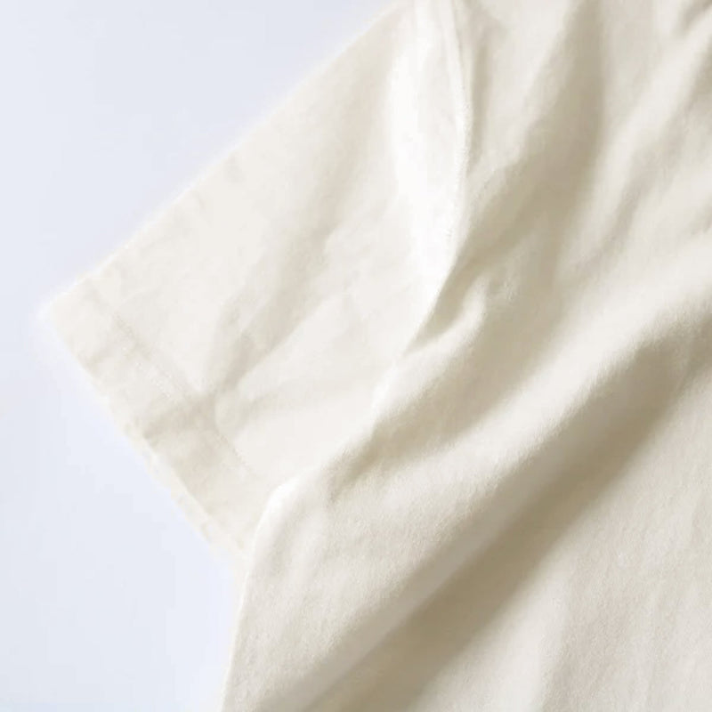 Cozun Short Sleeve Gusset Tee - Ivory - Lazy Sun