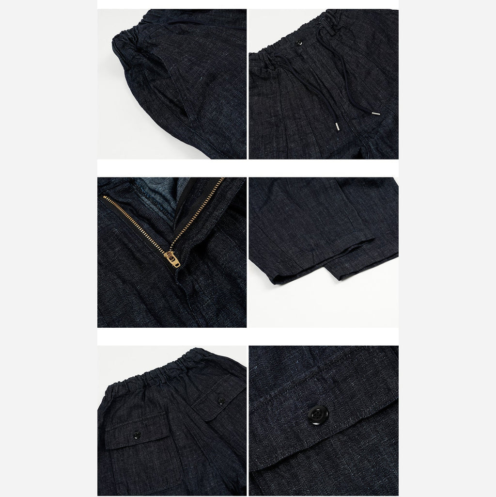 Denim Balloon Pants - Indigo